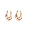 Wholesale Women's Stainless Steel 18K Vacuum Goldplated Geometric Earrings