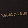 Wholesale Women's Stainless Steel Letter Earrings Microinlaid Zircon