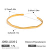 Wholesale Women's Stainless Steel Love Bracelet With Geometric Shape Electroplated Light Luxury High End Sense