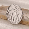 Wholesale Women's Stainless Steel Love Shaped Geometric Ring With Electroplating