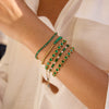 Wholesale Women's Stainless Steel Love Zircon Bracelet Geometric Pattern Electroplated Light Luxury High End Jewelry
