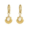 Wholesale Women's 316L Stainless Steel Natural Geometric Earrings With Electroplating Treatment