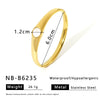 Wholesale Women's Stainless Steel Quadrilateral Bracelet With Diamond Texture 18K Gold Plated By Vacuum Plating In Furnace