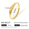Wholesale Women's Stainless Steel Quadrilateral Bracelet With Diamond Texture 18K Gold Plated By Vacuum Plating In Furnace