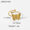 Wholesale Women's Stainless Steel Ring French Retro Style With Bow Pattern And Electroplating