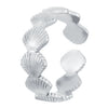 Wholesale Women's Stainless Steel Ring With Starfish Leaf Animal And Zodiac Patterns Electroplated