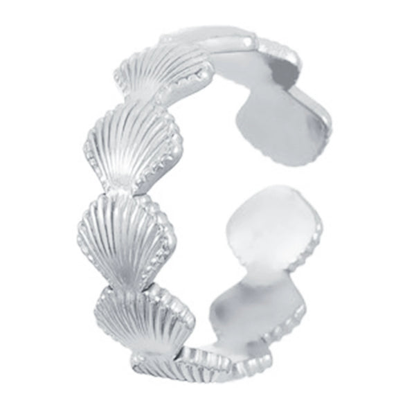 Wholesale Women's Stainless Steel Ring With Starfish Leaf Animal And Zodiac Patterns Electroplated