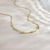 Wholesale Women's Stainless Steel Round Beads Necklace With Electroplating Design Classic Fashion