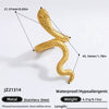 Wholesale Women's Stainless Steel Snakeshaped Animal Zodiac Ring With 18K Colorpreserving Electroplating