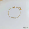 Wholesale Women's Stainless Steel Zircon Bracelet With Geometric Design And Electroplating Niche Exquisite Simple Fashion Jewelry