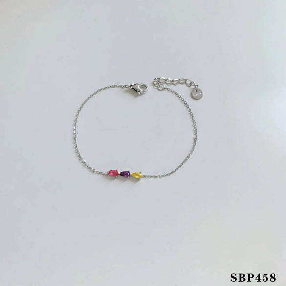 Wholesale Women's Stainless Steel Zircon Bracelet With Geometric Design And Electroplating Niche Exquisite Simple Fashion Jewelry