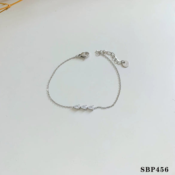 Wholesale Women's Stainless Steel Zircon Bracelet With Geometric Design And Electroplating Niche Exquisite Simple Fashion Jewelry