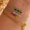 Wholesale Women's Stainless Steel Zircon Bracelet With Geometric Design And Electroplating Niche Exquisite Simple Fashion Jewelry