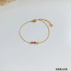 Wholesale Women's Stainless Steel Zircon Bracelet With Geometric Design And Electroplating Niche Exquisite Simple Fashion Jewelry