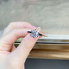 Wholesale Women's 925 Sterling Silver Allmatch Geometric Ring With Electroplating