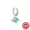 Wholesale Women's 925 Sterling Silver Animal Goldfish Charm Earrings With Electroplating Treatment