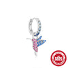 Wholesale Women's 925 Sterling Silver Animal Goldfish Charm Earrings With Electroplating Treatment