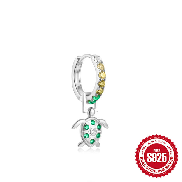 Wholesale Women's 925 Sterling Silver Animal Goldfish Charm Earrings With Electroplating Treatment