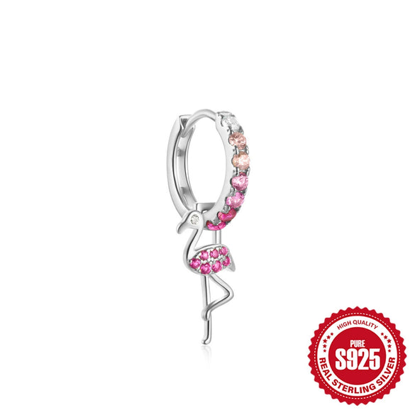 Wholesale Women's 925 Sterling Silver Animal Goldfish Charm Earrings With Electroplating Treatment