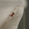 Wholesale Women's Sterling Silver Bow Pendant Necklace With Diamond Design And Ochain