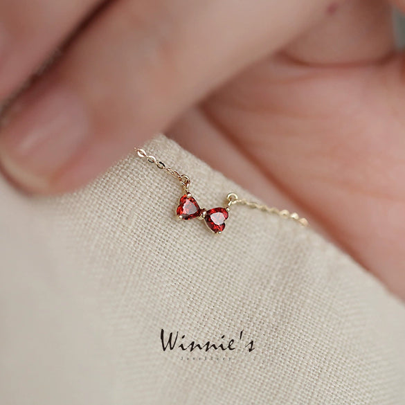 Wholesale Women's Sterling Silver Bow Pendant Necklace With Diamond Design And Ochain