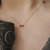 Wholesale Women's Sterling Silver Bow Pendant Necklace With Diamond Design And Ochain