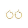 Wholesale Women's 925 Sterling Silver Detachable Letter Earrings Geometric Style Electroplated