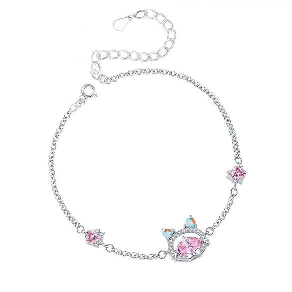 Wholesale Women's 925 Sterling Silver Diamond Zircon Animal Zodiac Original Design Bracelet