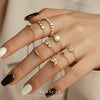 Wholesale Women's 925 Sterling Silver Geometric Butterfly Zirconia Ring