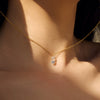 Wholesale Women's 925 Sterling Silver Geometric Clavicle Chain Necklace Electroplated Simple Style