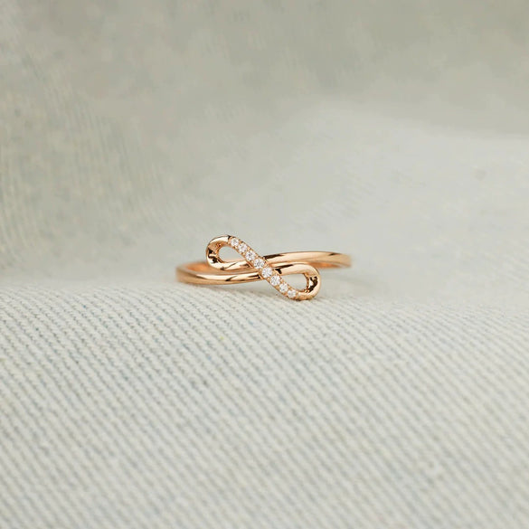 Wholesale Women's 925 Sterling Silver Geometric Cross Asymmetric Ring With Electroplating