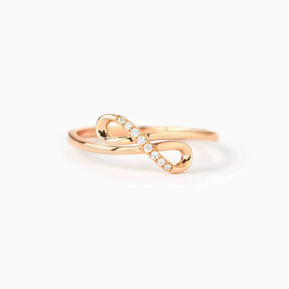 Wholesale Women's 925 Sterling Silver Geometric Cross Asymmetric Ring With Electroplating