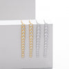 Wholesale Women's 925 Sterling Silver Geometric Electroplated Earrings