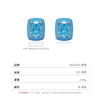 Wholesale Women's 925 Sterling Silver Geometric Imitation Diamond Earrings