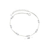 Wholesale Women's 925 Sterling Silver Geometric Inlaid Zircon Bracelet