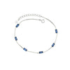 Wholesale Women's 925 Sterling Silver Geometric Inlaid Zircon Bracelet
