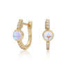 Wholesale Women's 925 Sterling Silver Geometric Inlaid Zircon Earrings