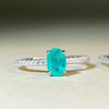 Wholesale Women's 925 Sterling Silver Geometric Pigeon Egg Ring With Pink Diamond Electroplated