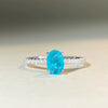 Wholesale Women's 925 Sterling Silver Geometric Pigeon Egg Ring With Pink Diamond Electroplated