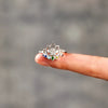 Wholesale Women's 925 Sterling Silver Geometric Rebirth Lotus Ring With Electroplating