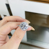 Wholesale Women's 925 Sterling Silver Geometric Ring With Electroplating Treatment
