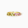 Wholesale Women's 925 Sterling Silver Geometric Ring With Electroplating
