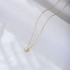 Wholesale Women's 925 Sterling Silver Geometric Single Diamond Zircon Clavicle Necklace