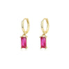 Wholesale Women's 925 Sterling Silver Geometric Square Earrings With Electroplating