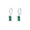 Wholesale Women's 925 Sterling Silver Geometric Square Earrings With Electroplating