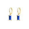 Wholesale Women's 925 Sterling Silver Geometric Square Earrings With Electroplating