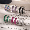 Wholesale Women's 925 Sterling Silver Geometric Square Zircon Earrings With Electroplating And Dopamine Style