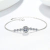 Wholesale Women's 925 Sterling Silver Geometric Star Moissanite Bracelet With Electroplating