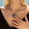 Wholesale Women's 925 Sterling Silver Geometric Style Electroplated Pendant Necklace With Clavicle Chain