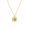 Wholesale Women's 925 Sterling Silver Geometric Zircon And Diamond Pendant Necklace With Cross Chain